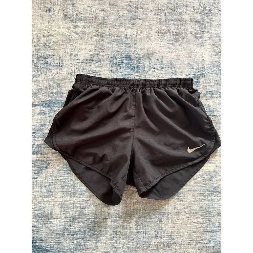 Nike Black Tempo Brief Lined Athletic Running Shorts Women's Small